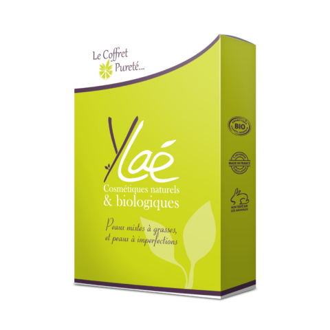 Coffret Pureté bio peau mixte peau jeune ylaé