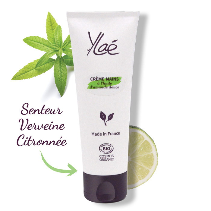 crème mains bio senteur verveine citronnée