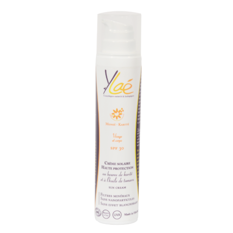 Crème solaire haute protection