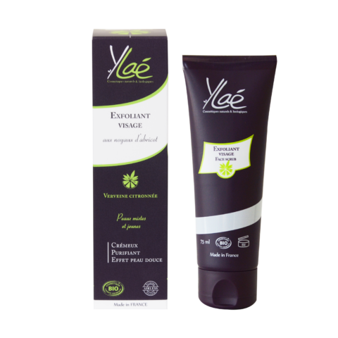 Exfoliant visage bio aux noyaux d’abricot