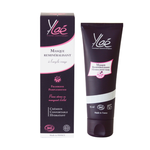 Masque reminéralisant bio à l’argile rouge