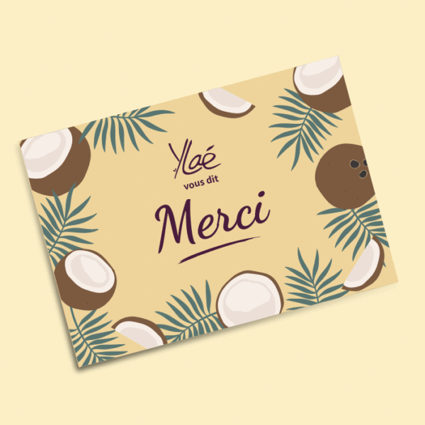 carte merci coffret trio de coco