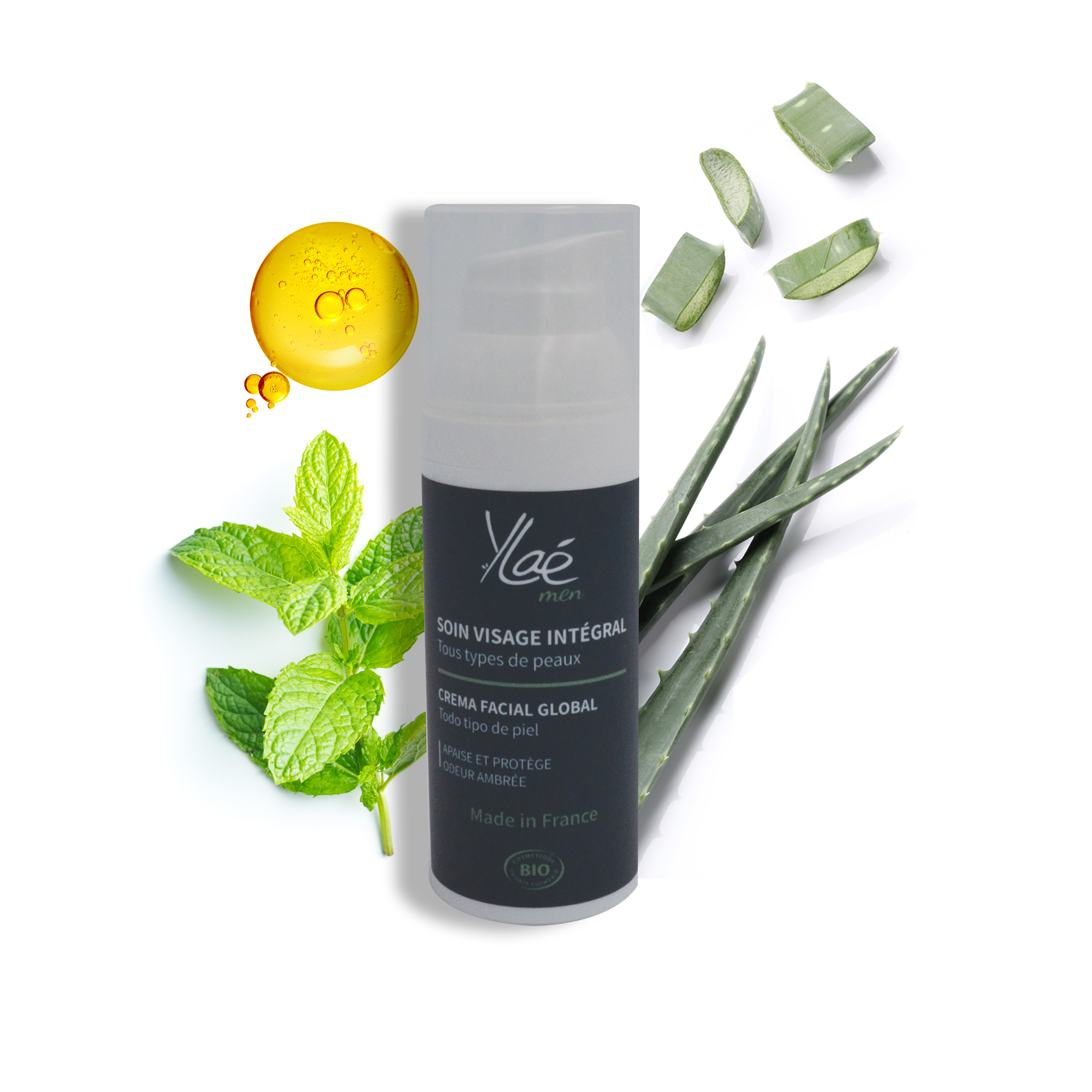 soin visage bio et naturel ylae men